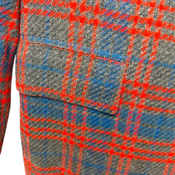 Vintage Twigs Boys Plaid Suit Jacket SZ 6 Retro KidCore Formal Preppy Dapper - Picture 6 of 6